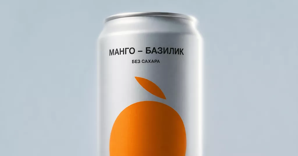 Новинка этого лета — лимонад манго-базилик. Сочный, свежий, без добавленного сахара.