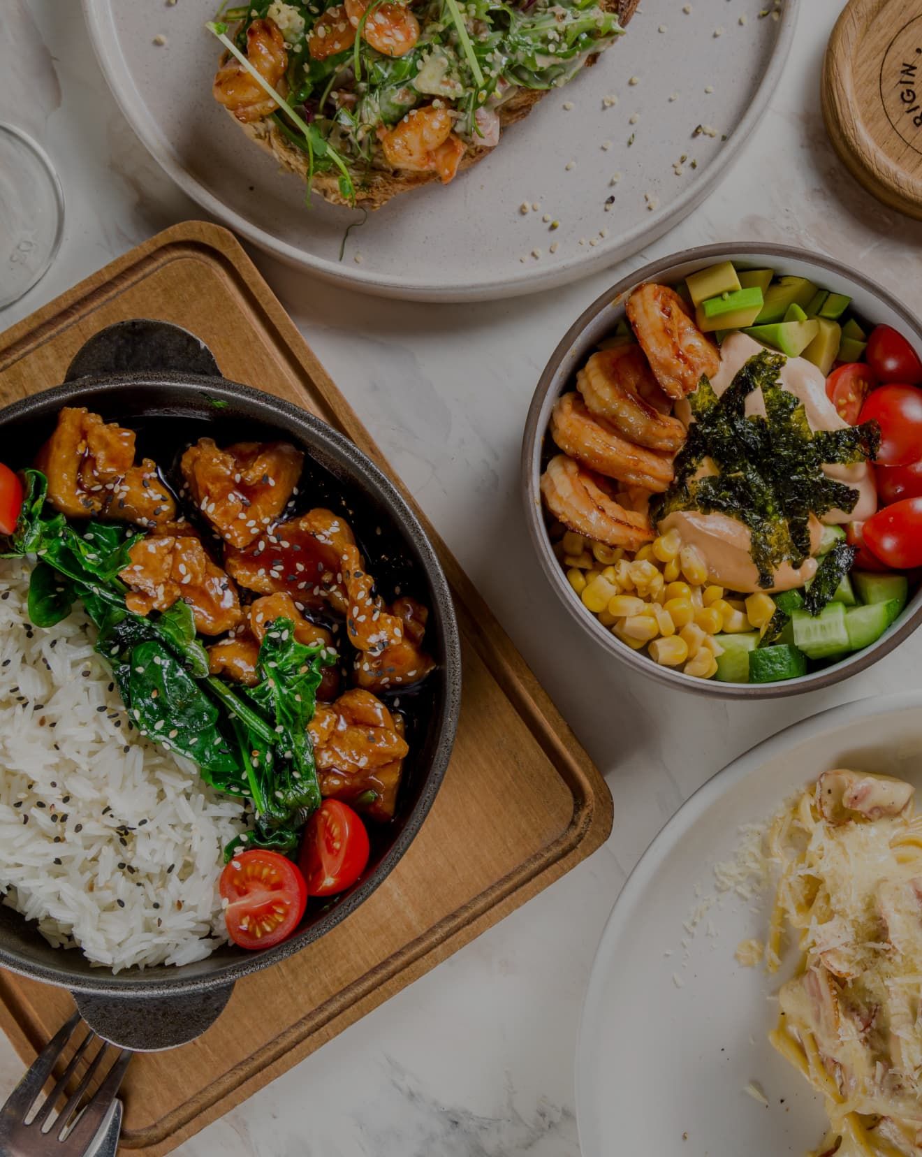 ORIGIN - ваш источник вкусных блюд с доставкой: наслаждайтесь разнообразным кулинарным опытом, прямо у себя дома.