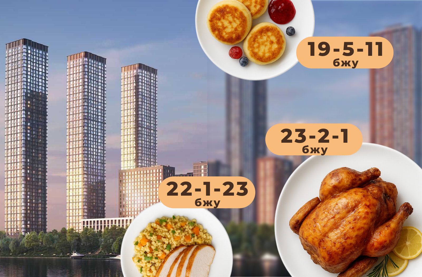 Освободите до 6 часов в неделю - закажите доставку правильной еды!