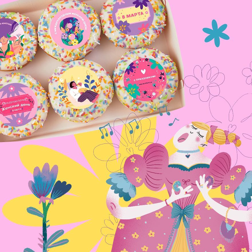 Пончики с доставкой в Петербурге и Москве