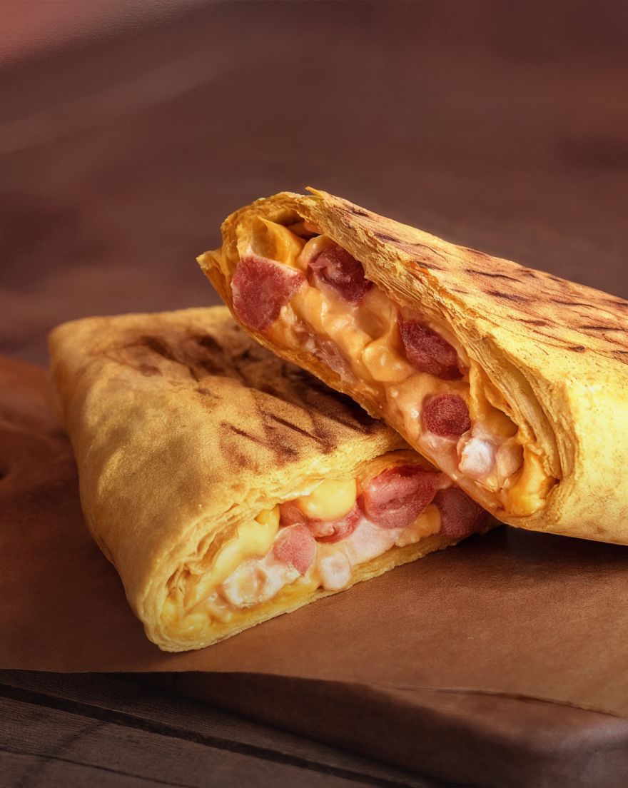 Концептуальная сеть шаурмы и кофе