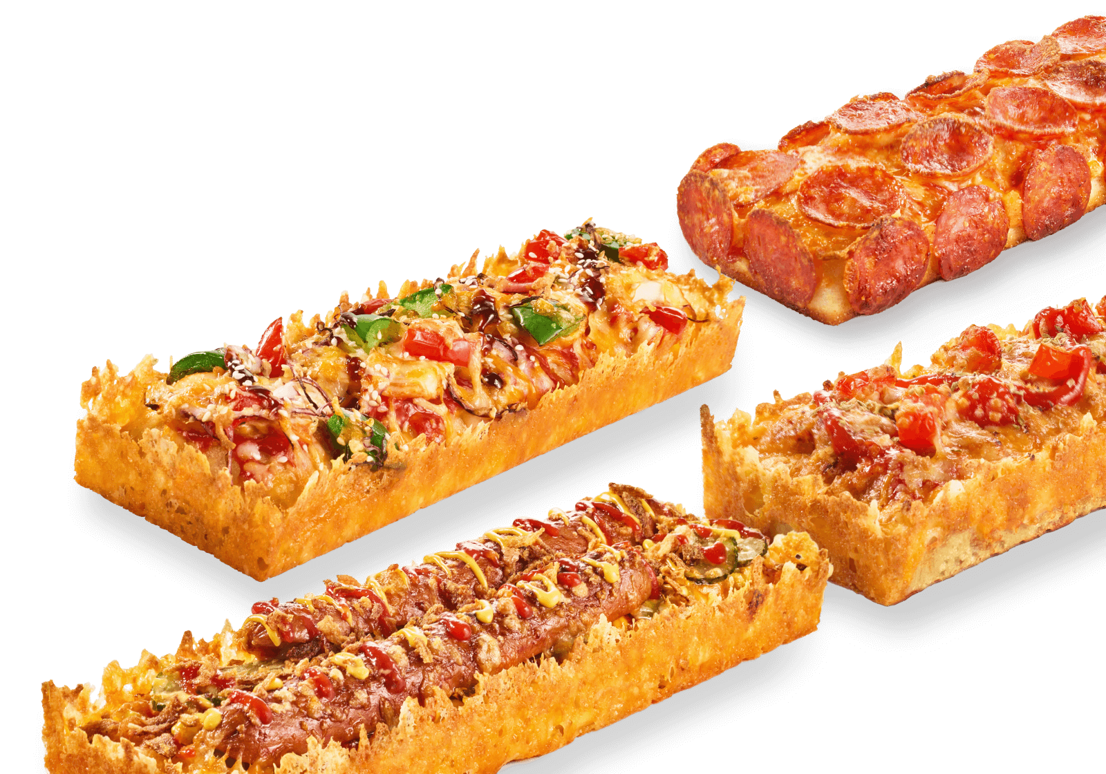 Воздушное тесто, хрустящий чеддер, яркие начинки