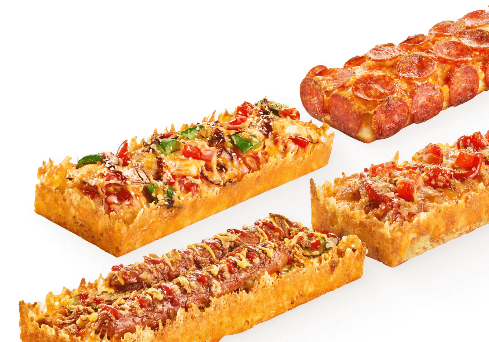 Воздушное тесто, хрустящий чеддер, яркие начинки