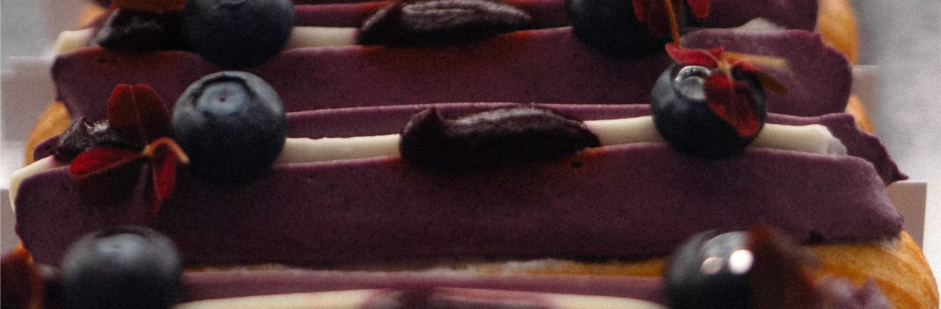 eclairs, buns and food